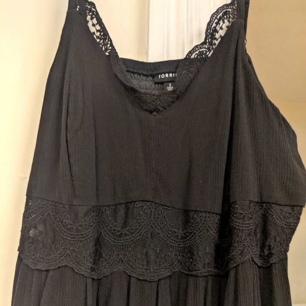 Black Spaghetti strap tank